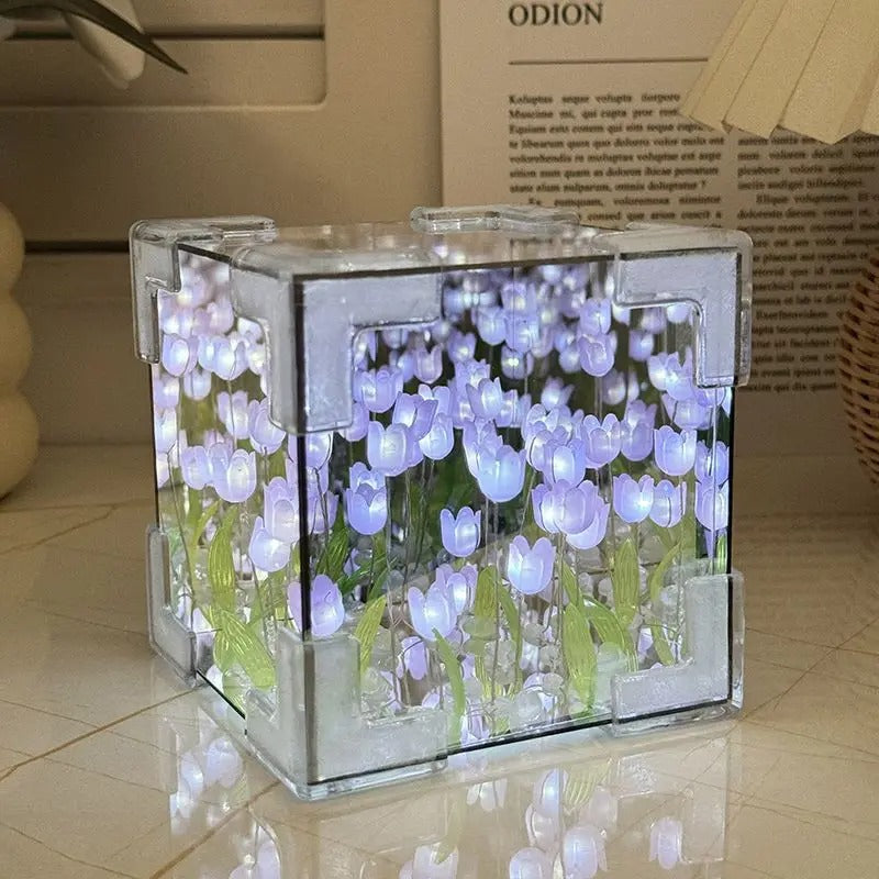 Bloomore – Spiegelnde Tulpenlampe zum Selberbauen